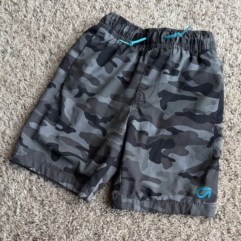 GAP Grey Camouflage Mesh Lined Athletic Shorts Size XS